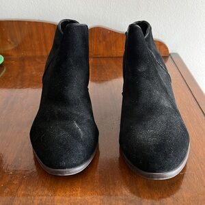 Tabitha Black Suede Bootie